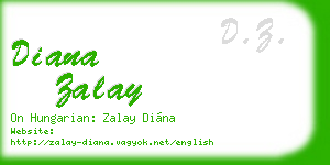 diana zalay business card